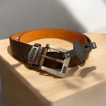 Ceinture en cuir véritable, authentique et durable – Accessoire élégant et intemporel taille 115 cm