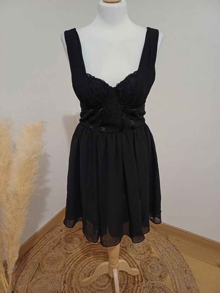 Robe noire cœur sexy H&M taille S 36