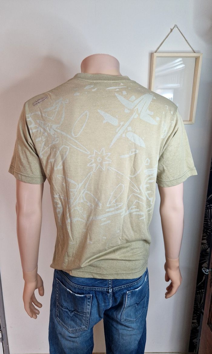 Tee-shirt homme , Oxbow , vintage , taille S , Kaki - photo numéro 2