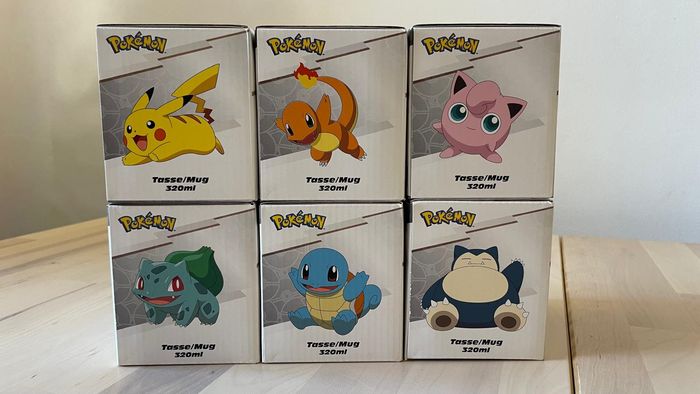 lot de 6 tasses Pokémon - photo numéro 2