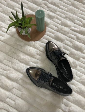 Derbys noires et grises vernes T37