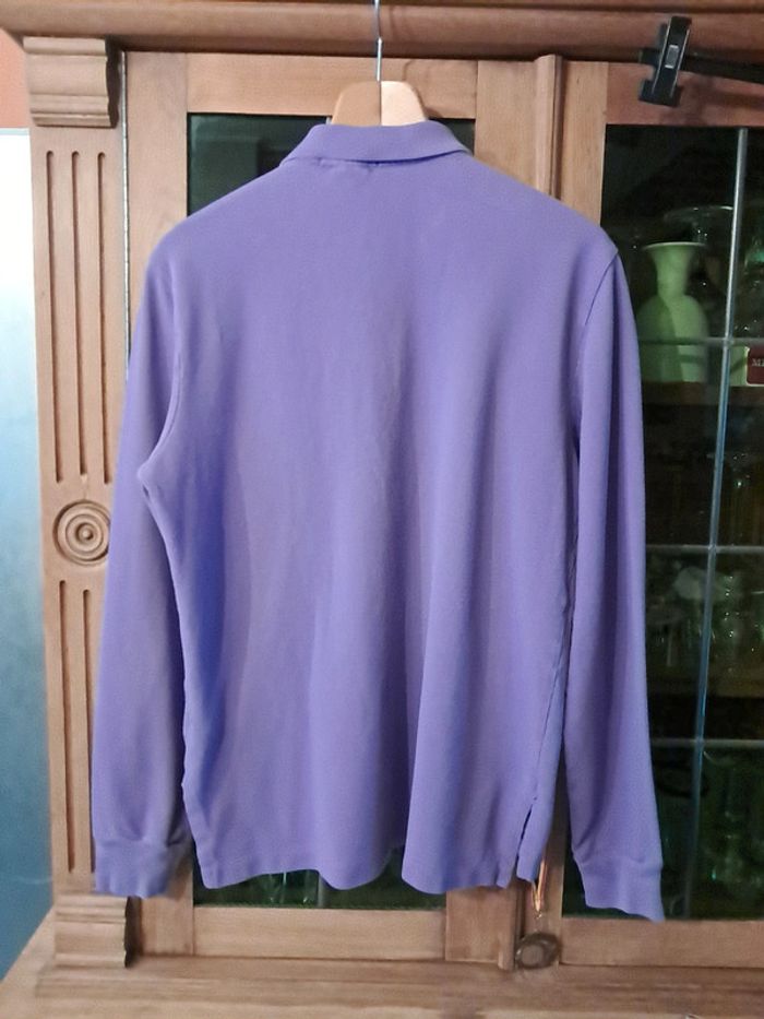 Ralph Lauren polo Mauve manches Longues en taille M - photo numéro 2