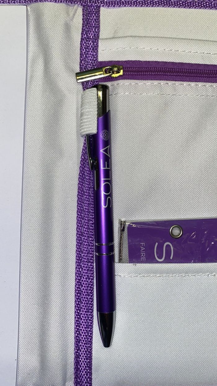 Carnet de voyage blanc et violet - photo numéro 4