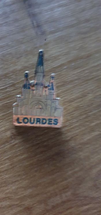 Pin's lourdes vintage