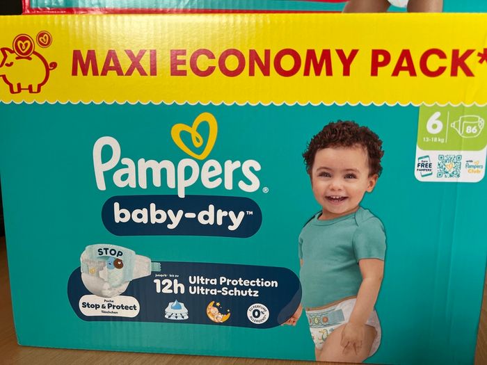 Pampers baby dry taille 6 - photo numéro 1