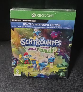 😍les Schtroumpfs mission malfeuille édition collector sur Xbox one séries