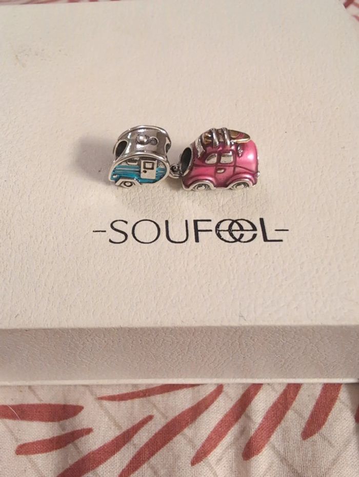 Lot de 2 charm's Soufeel (charm's compatible Pandora moment)