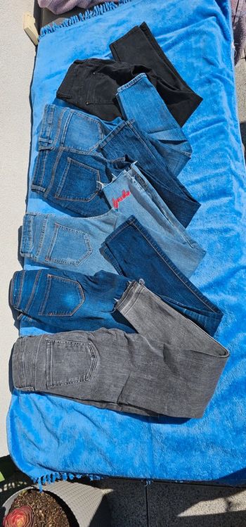 Lot de 6 jean Zara Bershka Stradivarius taille 34