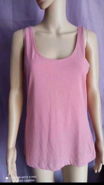 Débardeur tunique rose H&M taille L femme - Idéal pour l'été
