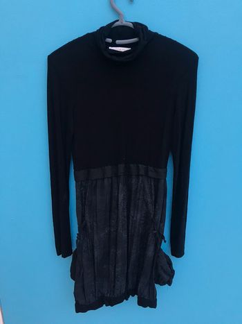 Robe col roulé avec poche