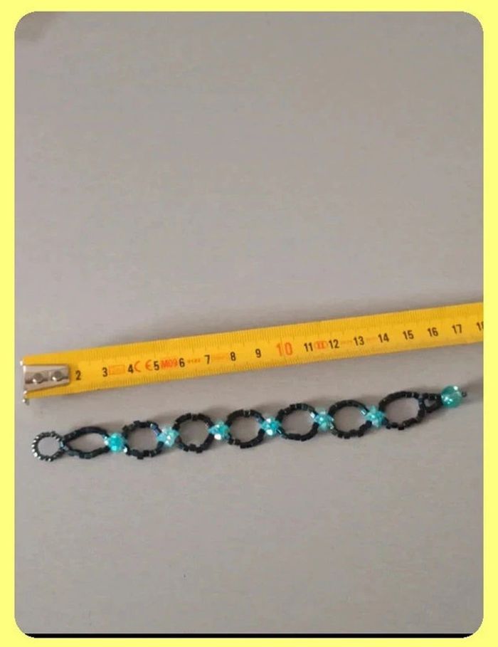 Bracelet noir et bleu - photo numéro 7