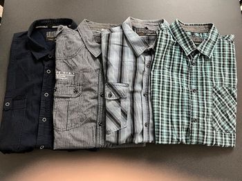 Lot de 4 chemises manches courtes XXL 