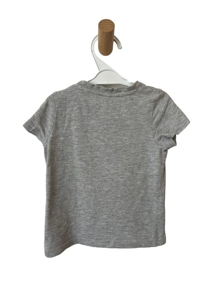 T-shirt gris “fun sea, waves, surf” - In Extenso 86cm - photo numéro 3