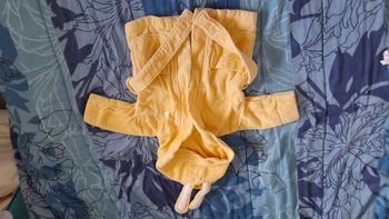 Peignoire lapin jaune