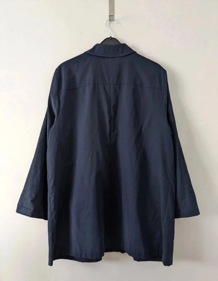 Manteau léger veste d'été marine - Marina Rinaldi - taille 25 (FR48/50) - photo numéro 2