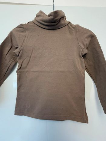 Col roulé Okaidi beige foncé en 4ans