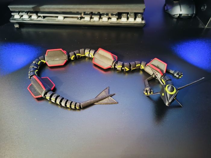 Rayquaza articulé 3d