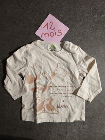 T-shirt Minnie 12 mois 
