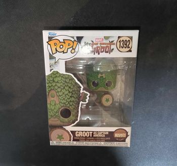 Figurine Funko Pop / Groot As Captain America 1392 / Marvel