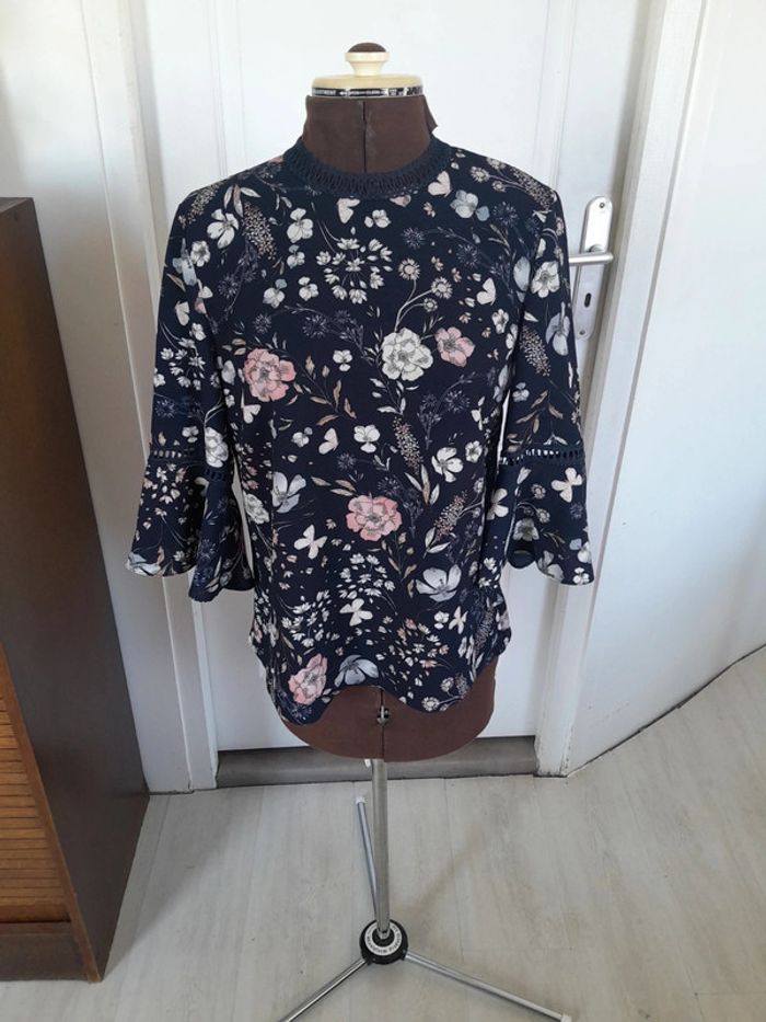 Haut manches évasées 3/4 Primark taille 36