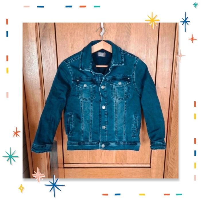 Veste en jeans doublée en polaire 8 ans