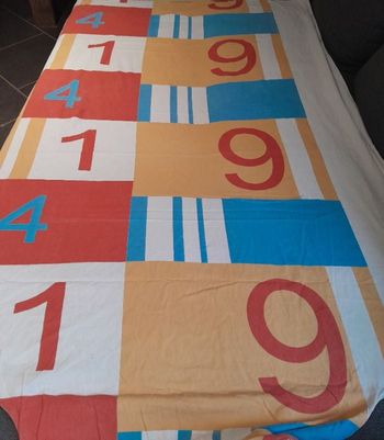 Housse de couette chiffres 1personne