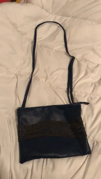 Sac bandoulière bleu marine
