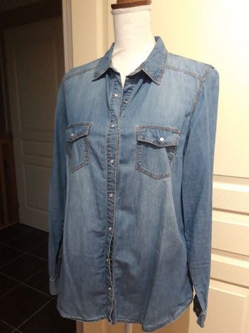 Chemise jean Camaïeu taille 40