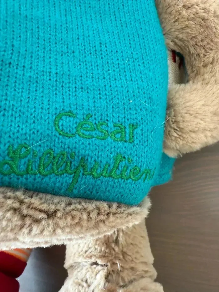 Peluche d'Activités Le Chien César - Liliputiens en Très bon état - Éveil Bébé & Jouet Sensoriel - photo numéro 2
