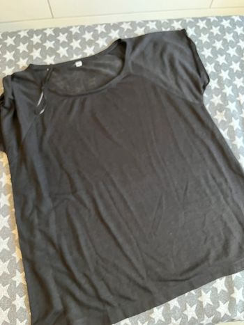 T shirt zeeman noir