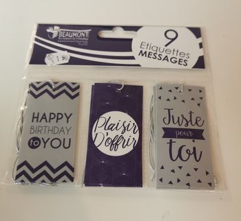 étiquettes pour cadeaux