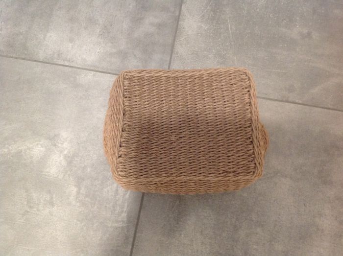Panier de rangement rectangulaire en osier souple - photo numéro 8