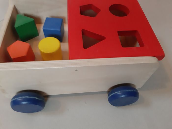 Chariot à tirer - boîte à formes - oxybul - photo numéro 6