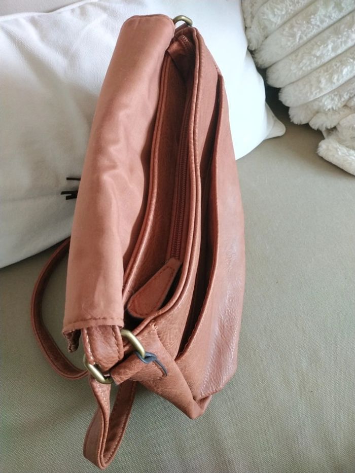 Sac marron bandoulière - photo numéro 4
