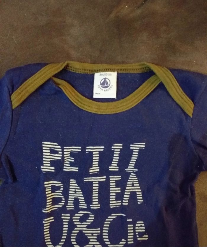 Lot de 2 t-shirts manches longues Petit bateau - photo numéro 5