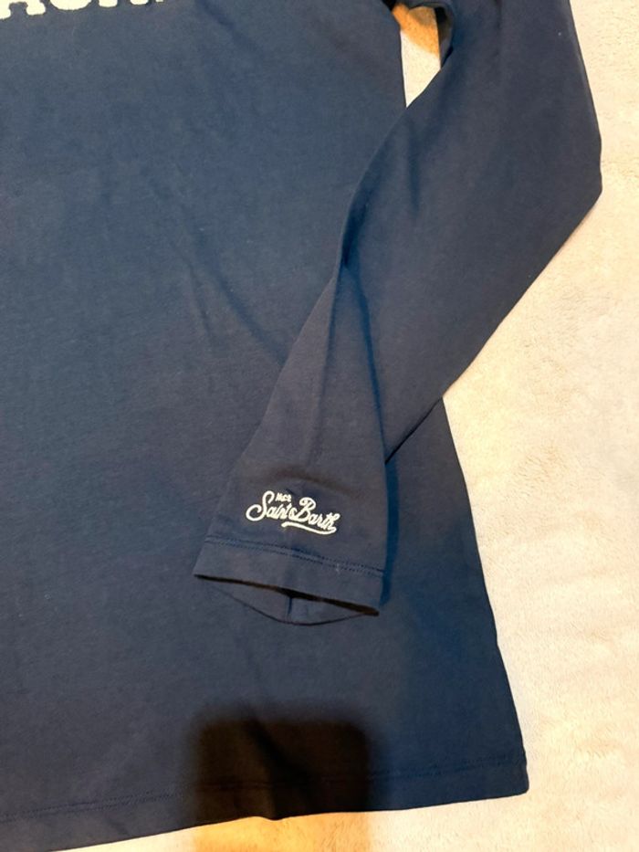 MC2 Saint Barth - Tee-shirt manches longues"Champion du Champagne" Bleu marine, taille L - photo numéro 3