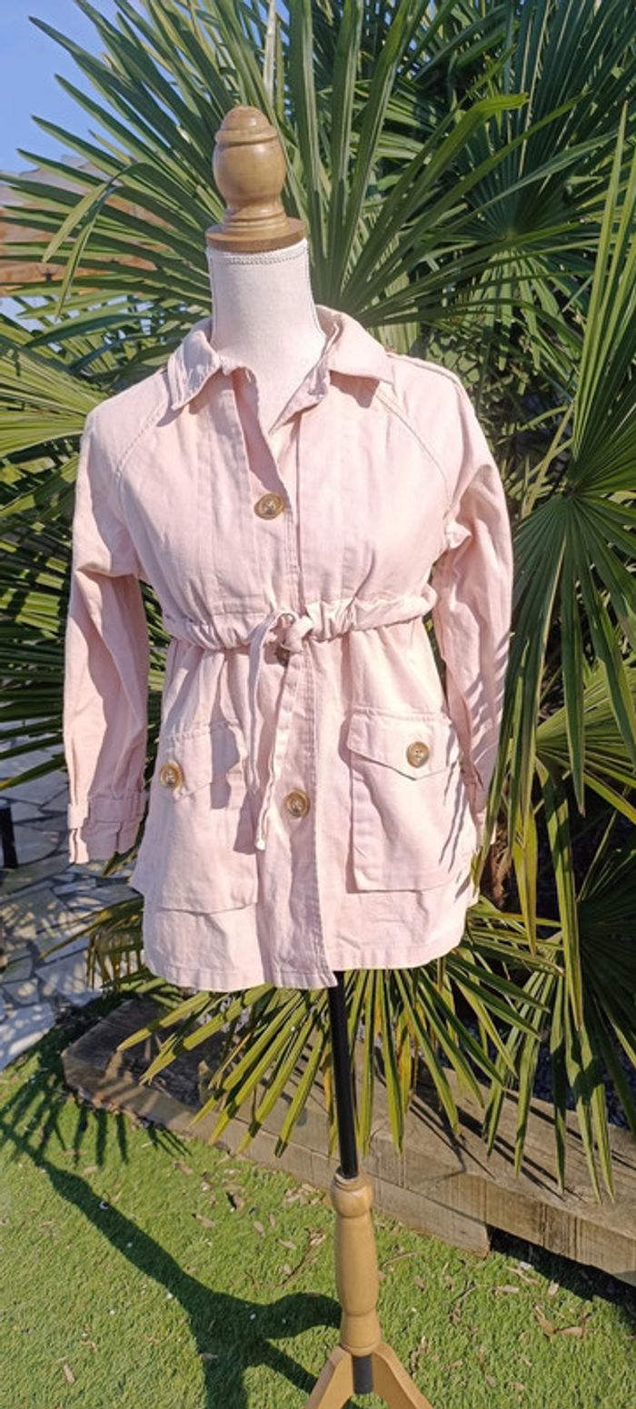 Veste rose pâle Zara taille 13/14 ans
