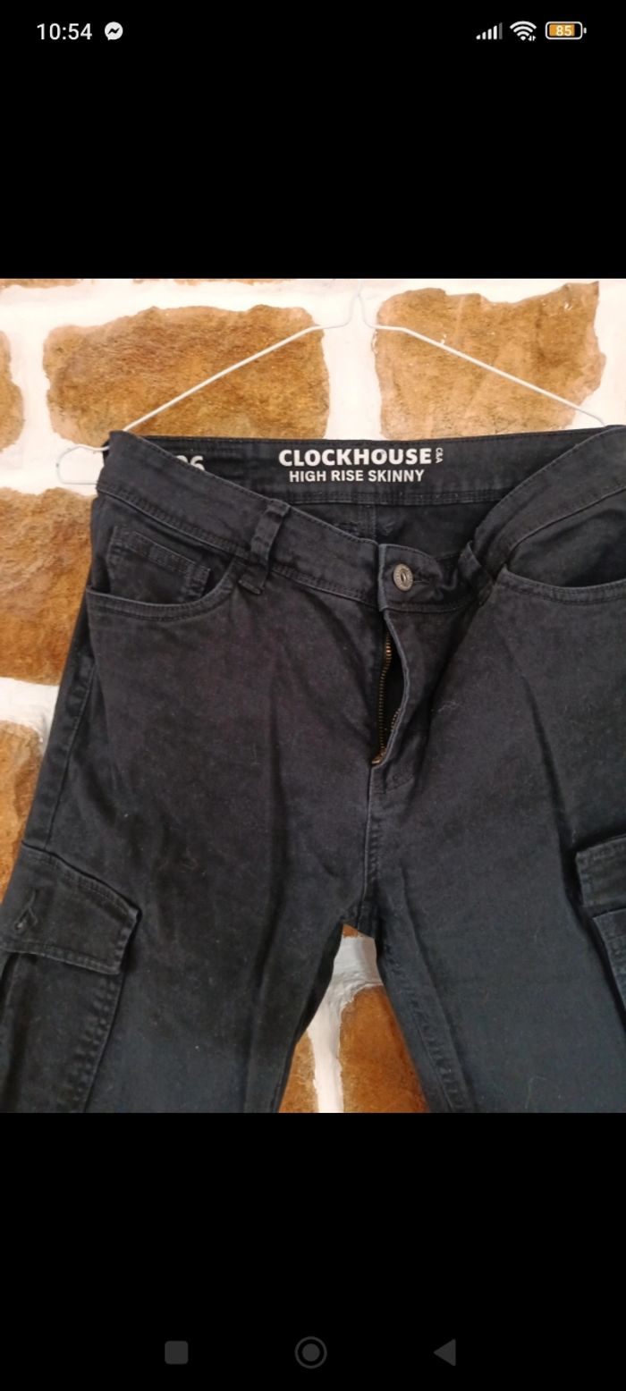 Pantalon cargo noir - photo numéro 2