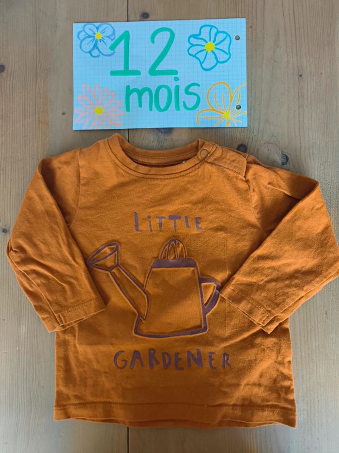 Tee shirt manches longues 12 mois
