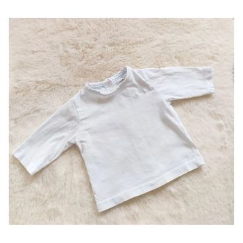 Tee-shirt à manches longues pressions dans le dos unisexe bébé fille ou garçon 1 mois = 54 cm