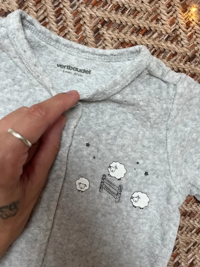 Pyjama Vertbaudet 6M - photo numéro 2