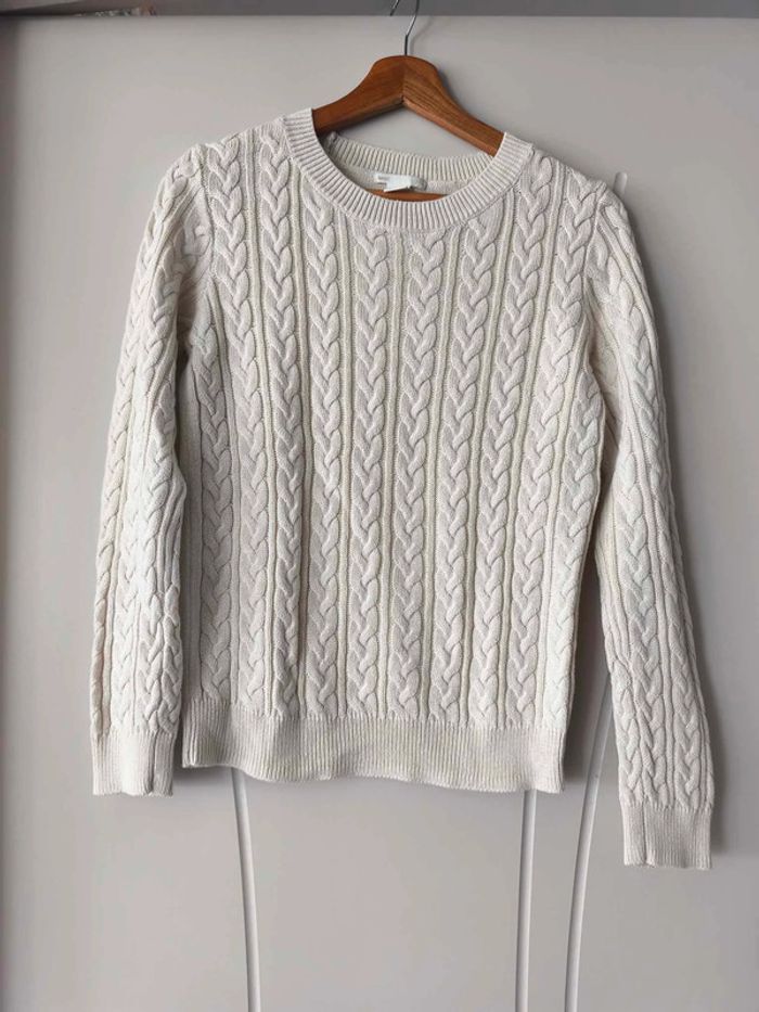 pull crème h&m