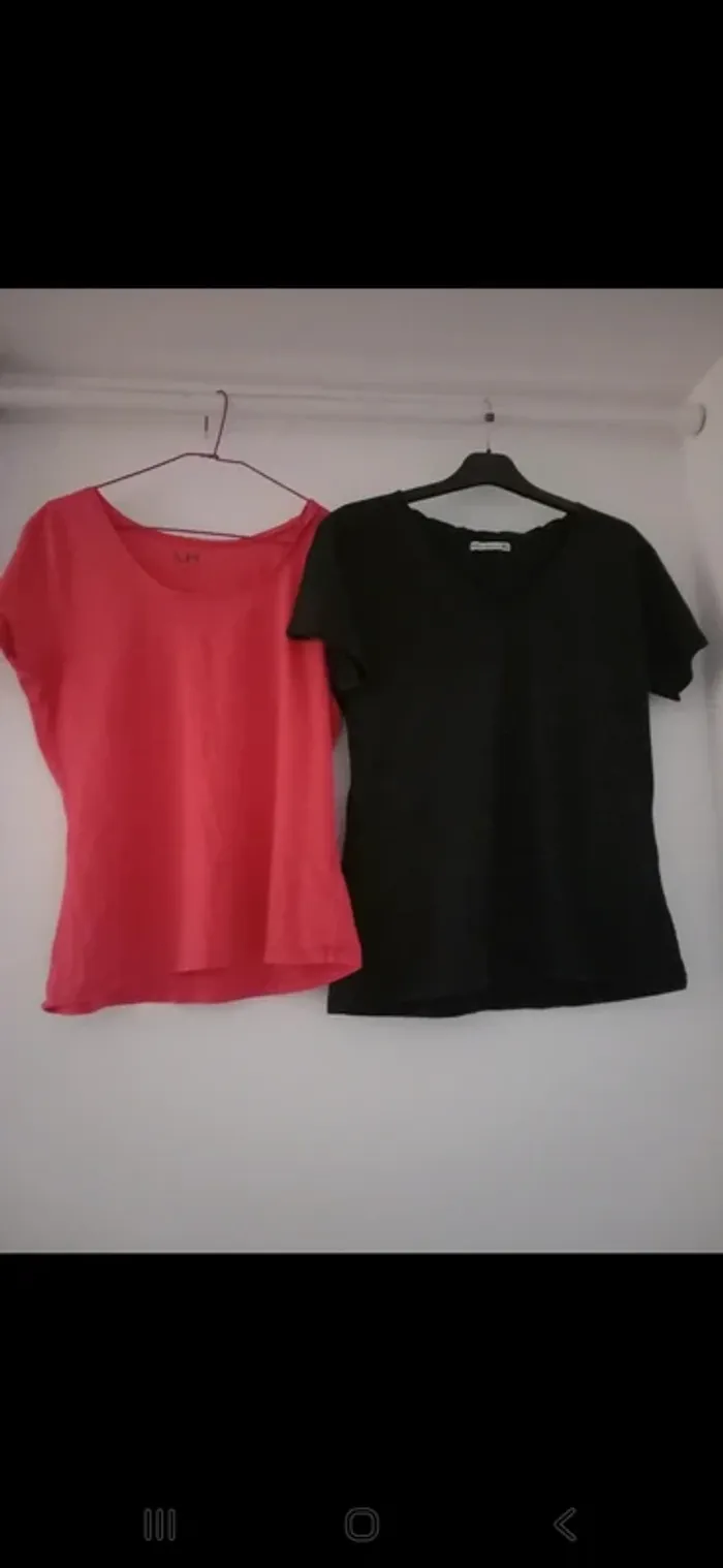 Lot de 2 t-shirts basiques La Halle – Taille XL