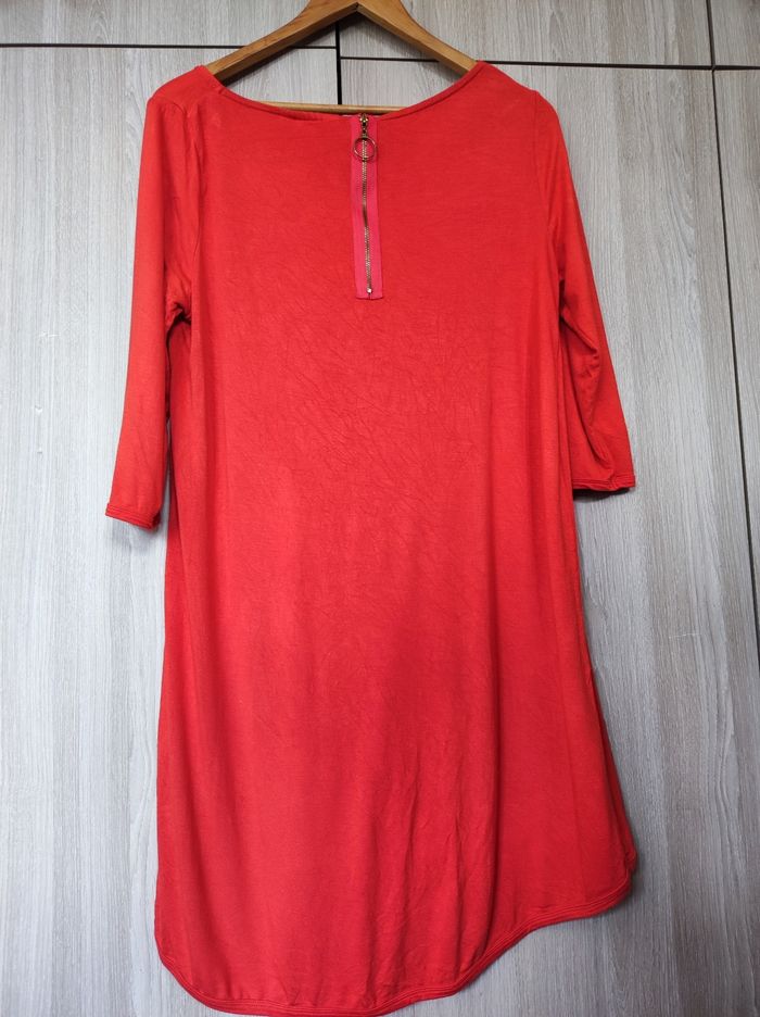 Robe boule rouge  orangé 44 Kiabi - photo numéro 5