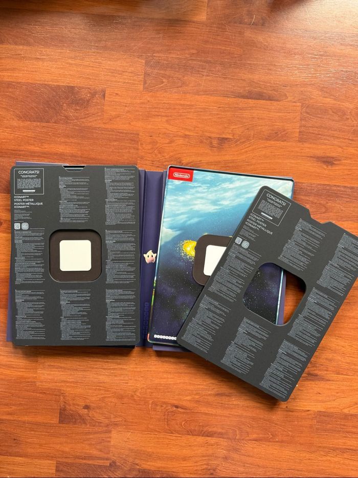 Deux Posters en Métal Iconart Super Mario Galaxy 1+2 Nintendo - photo numéro 4