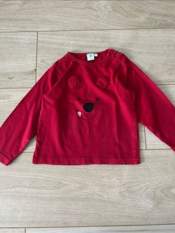 Polo Winnie l’ourson Disney manches longues