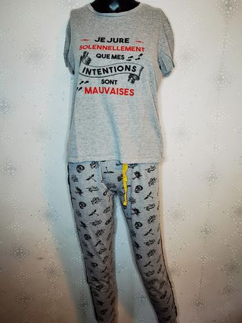 D3521 - pyjama femme taille S