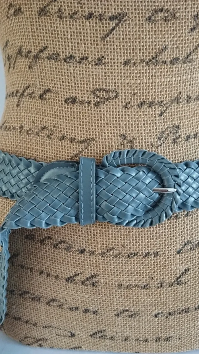 Ceinture croisée grise 100 cm femme - photo numéro 2