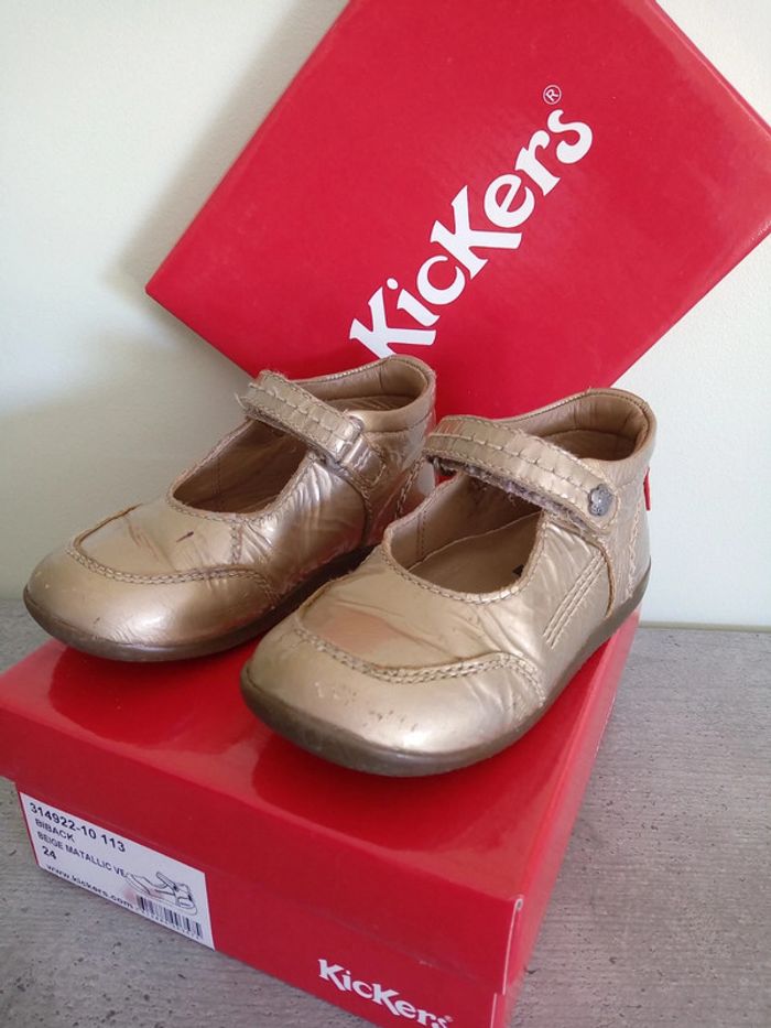 Chaussures fille Kickers en 24 modèle Biback - photo numéro 2