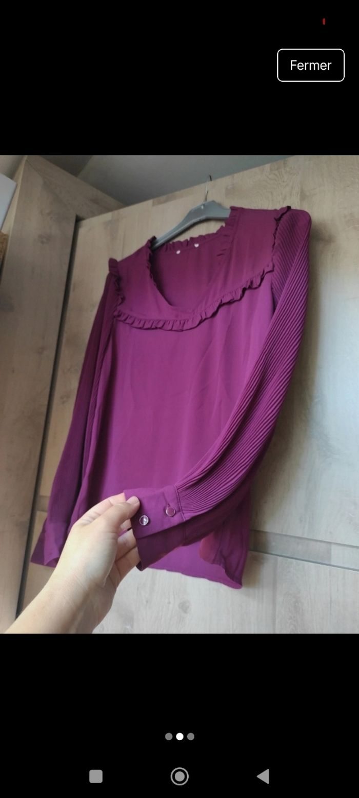 Blouse neuve Camaïeu femme taille 38 - photo numéro 2